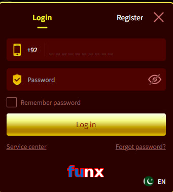 Funx login preview